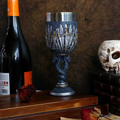 Medieval Swords Dragon Wine Goblet
